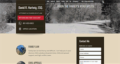 Desktop Screenshot of hartwig-law.com